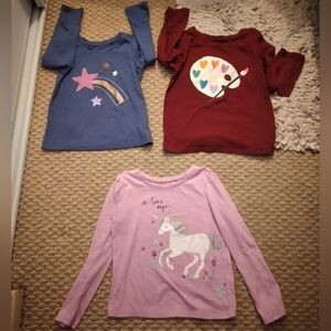 (3) girl tops